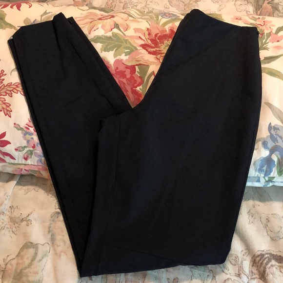 RALPH LAUREN size 2 Stretch FlatFront Slimming Motorcycle Moto Kneepad  $108 NEW - Picture 1 of 11